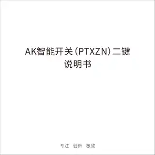AK智能开关(PTX) 二键